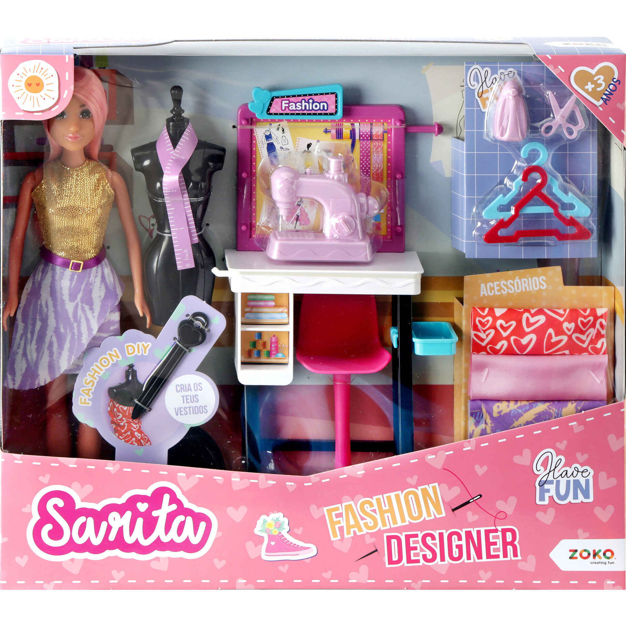 Boneca Sarita Fashion Designer