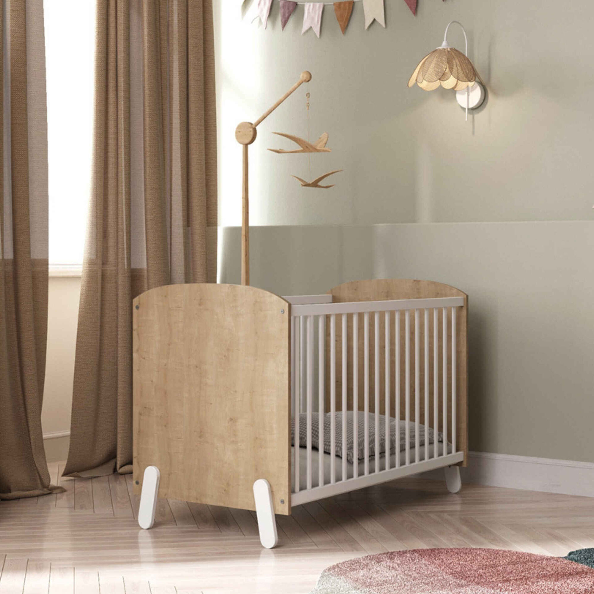 Cama de Grades Branco Naili