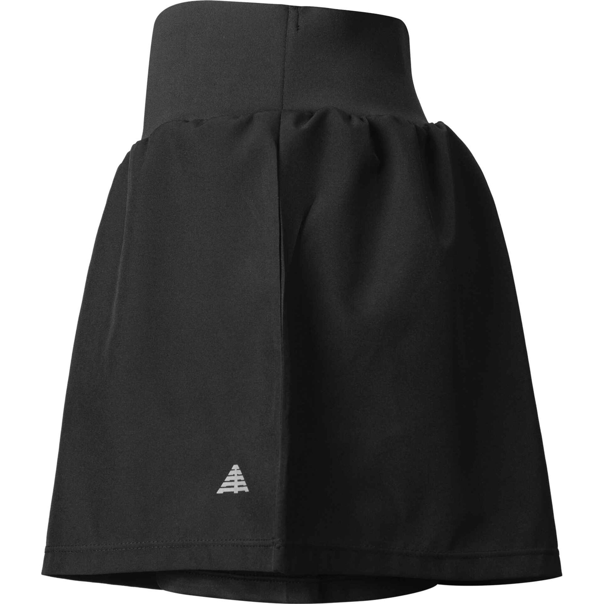 Calções de Corrida com Legging Mulher Preto S