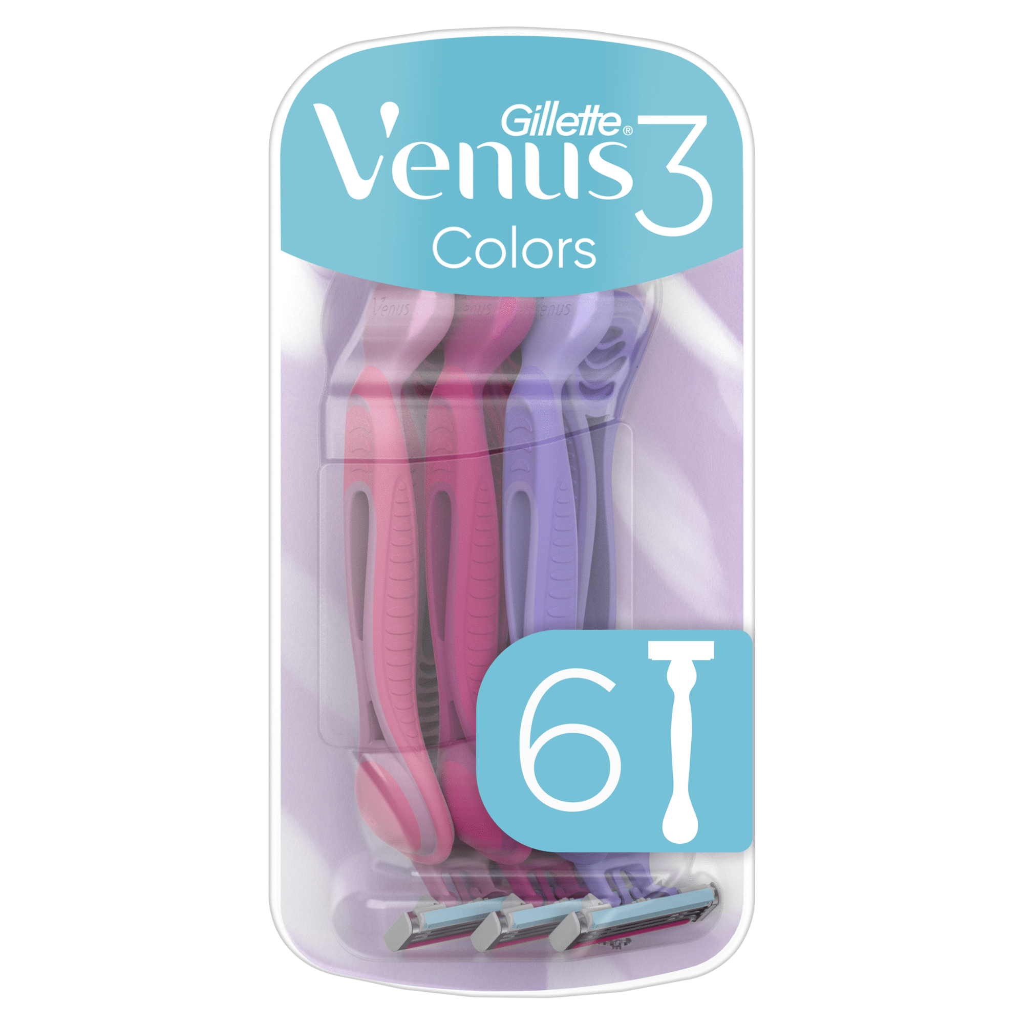 Lâminas Descartáveis Venus 3 Colors