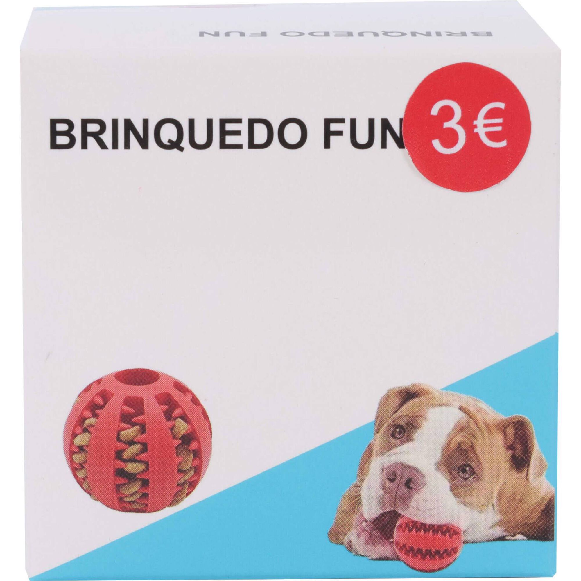 Brinquedo e Comedouro para C&atilde;o Fun Bazar&atilde;o