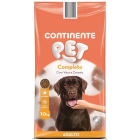 Ra&ccedil;&atilde;o para C&atilde;o Adulto Completo Croquetes Vaca e Cereais Continente Pet