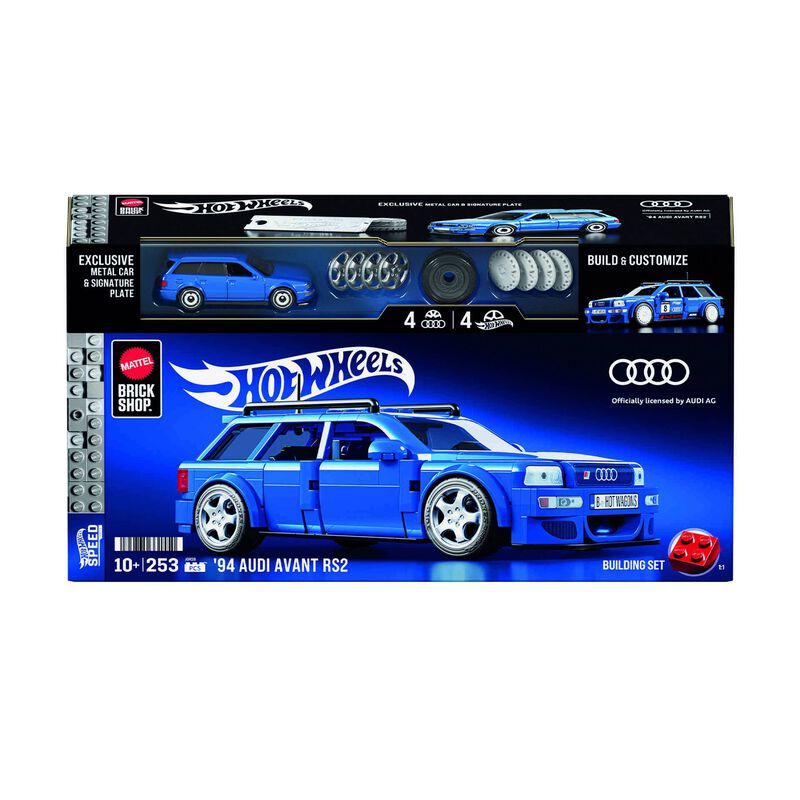 Hot Wheels - Kit de Construção '94 Audi Avant RS2 253 Peças