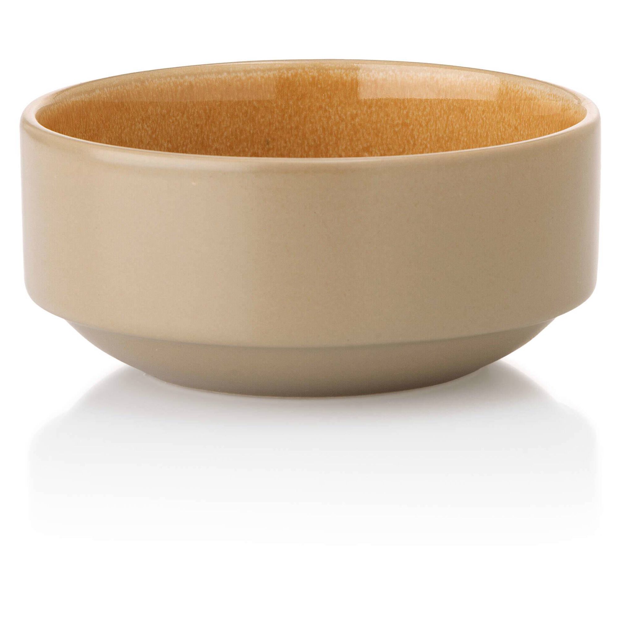 Taça Sopa Grés Redonda 12cm Amarelo Elvas