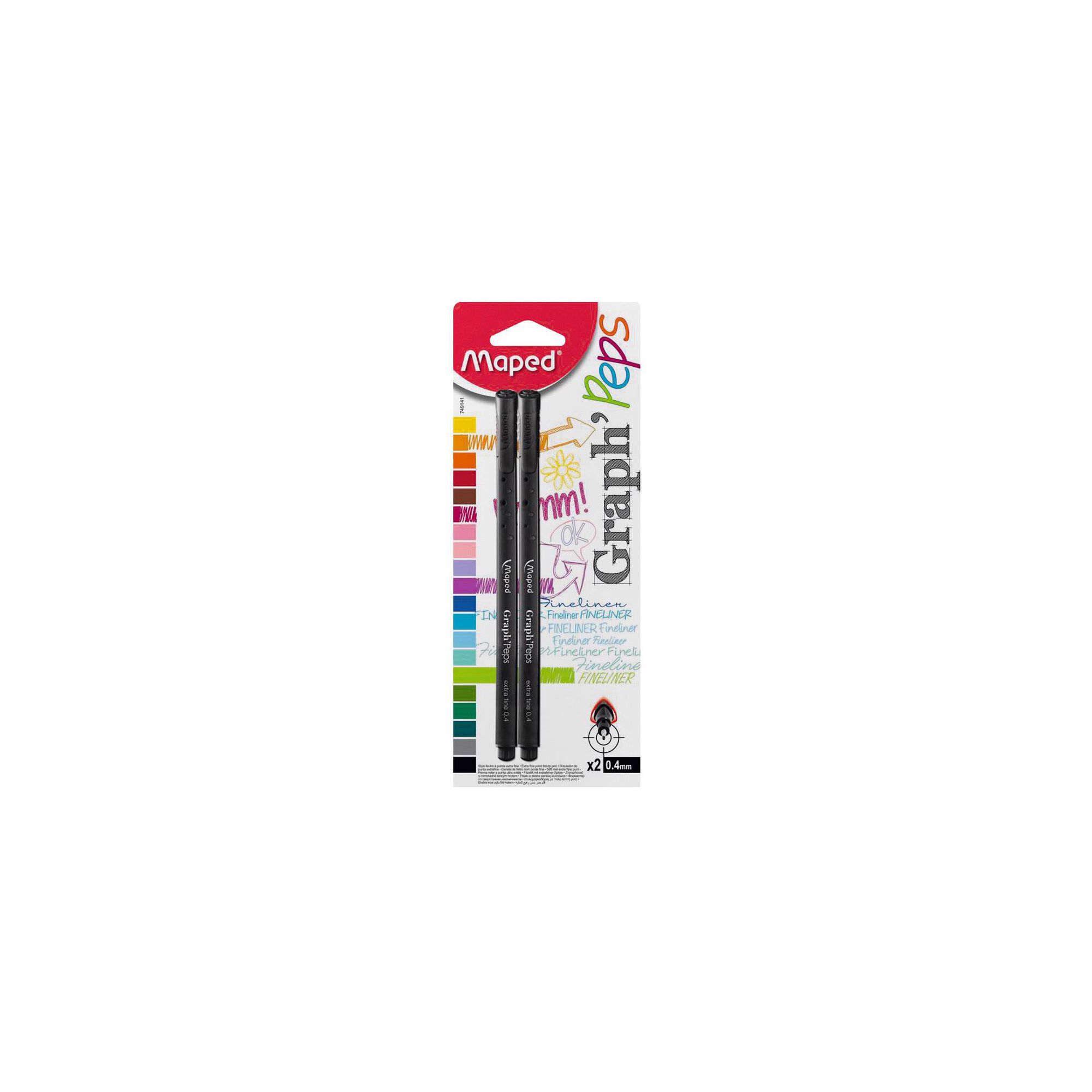 Marcador Permanente Fino de Tinta Preta