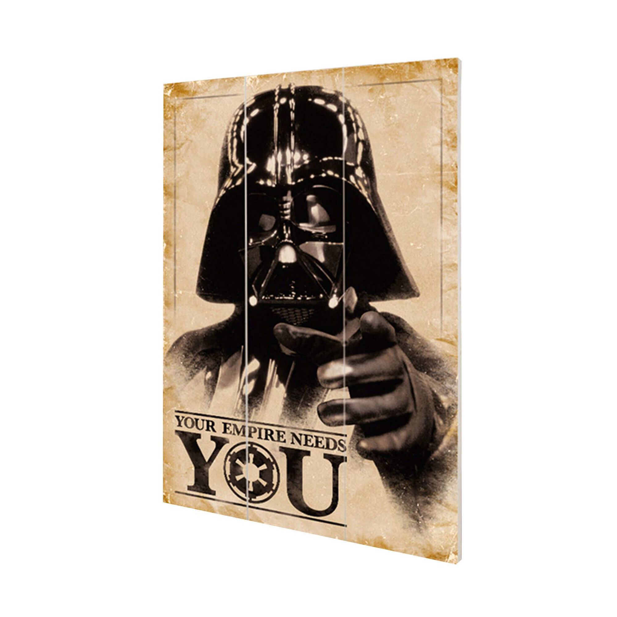Quadro em Madeira Your Empire Needs You