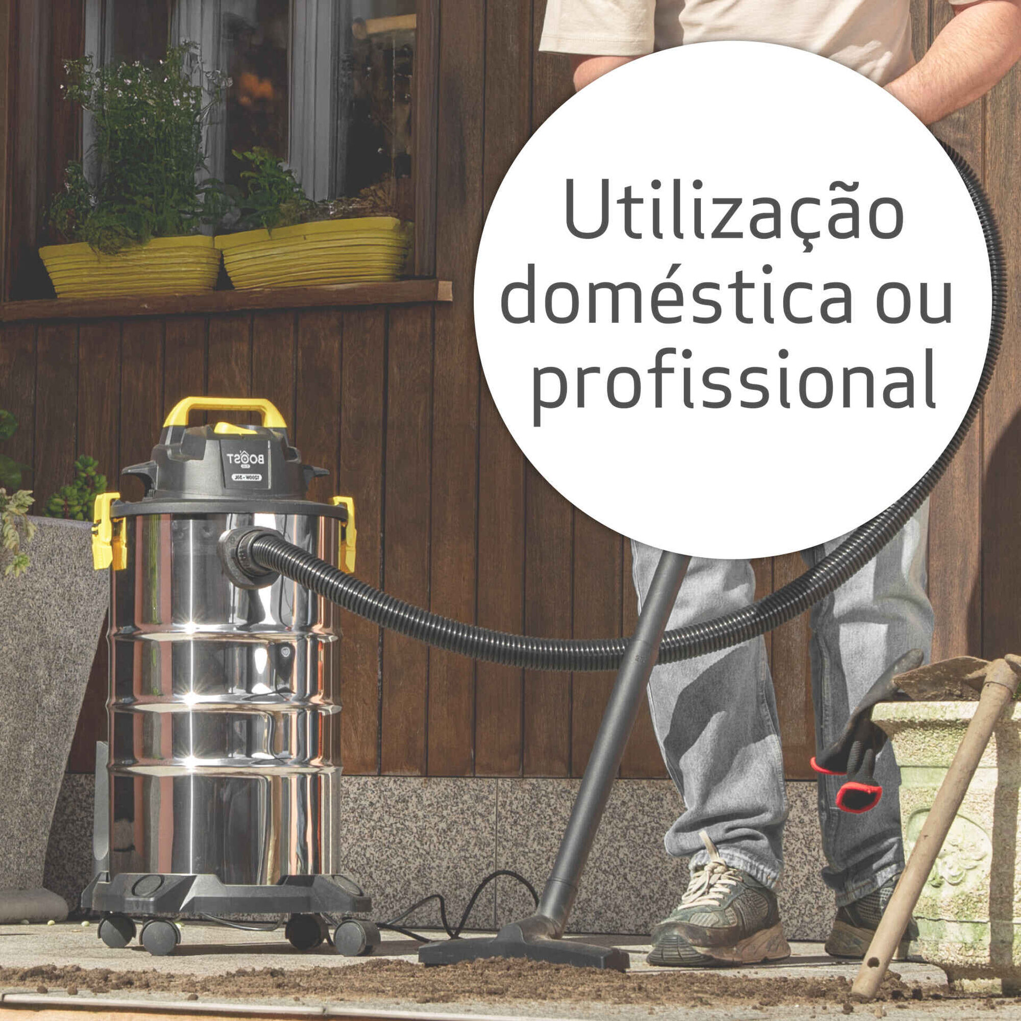 Aspirador S&oacute;lidos e L&iacute;quidos 30L Boost