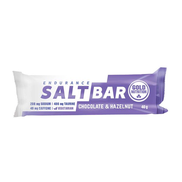 Barra Endurance Salt Bar Chocolate e Avelã Gold Nutrition