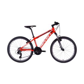 Bicicleta Júnior Pro Roda 24'' 21V VB Vermelha, Preto e Branco