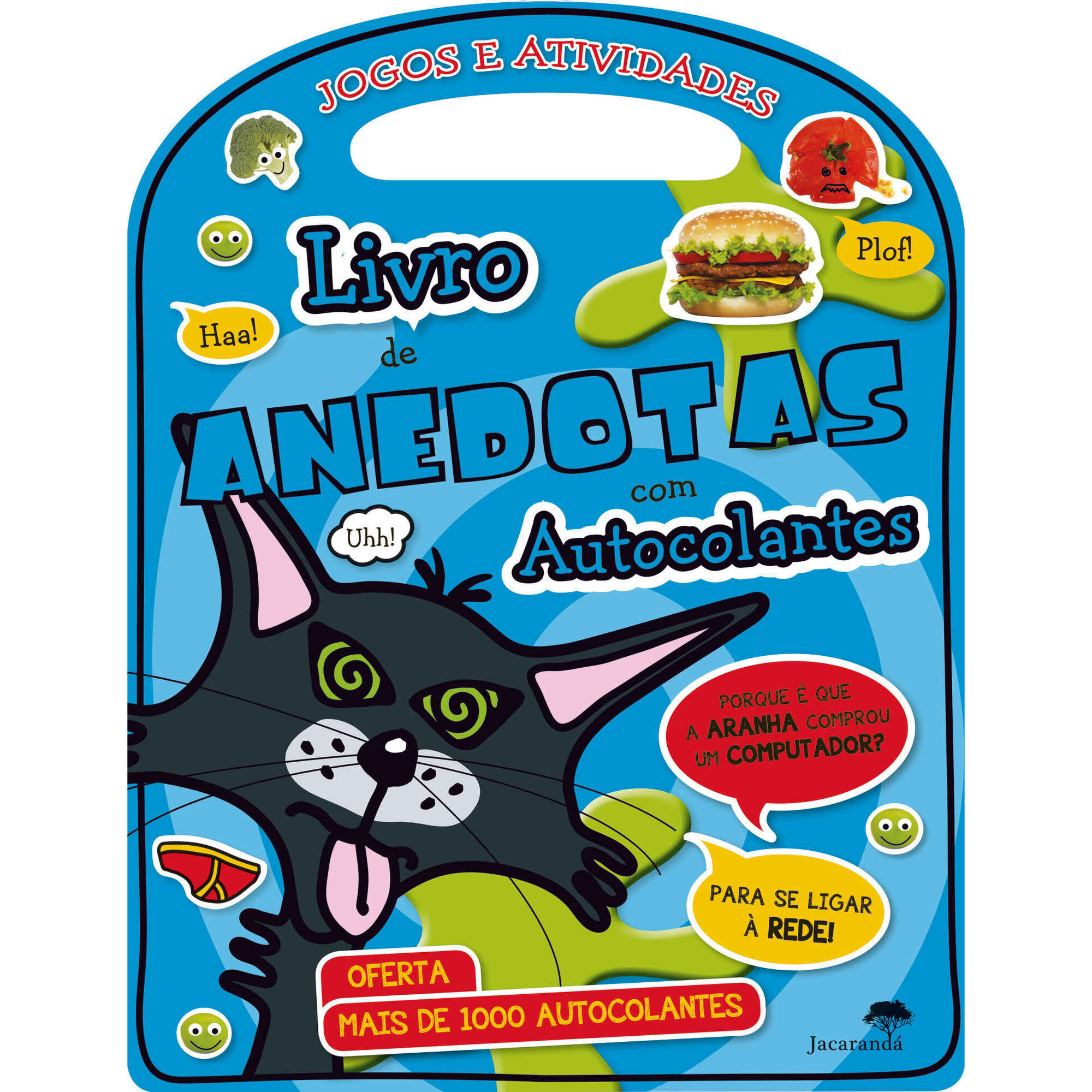 Livro de Anedotas com Autocolantes de Tim Bugbird