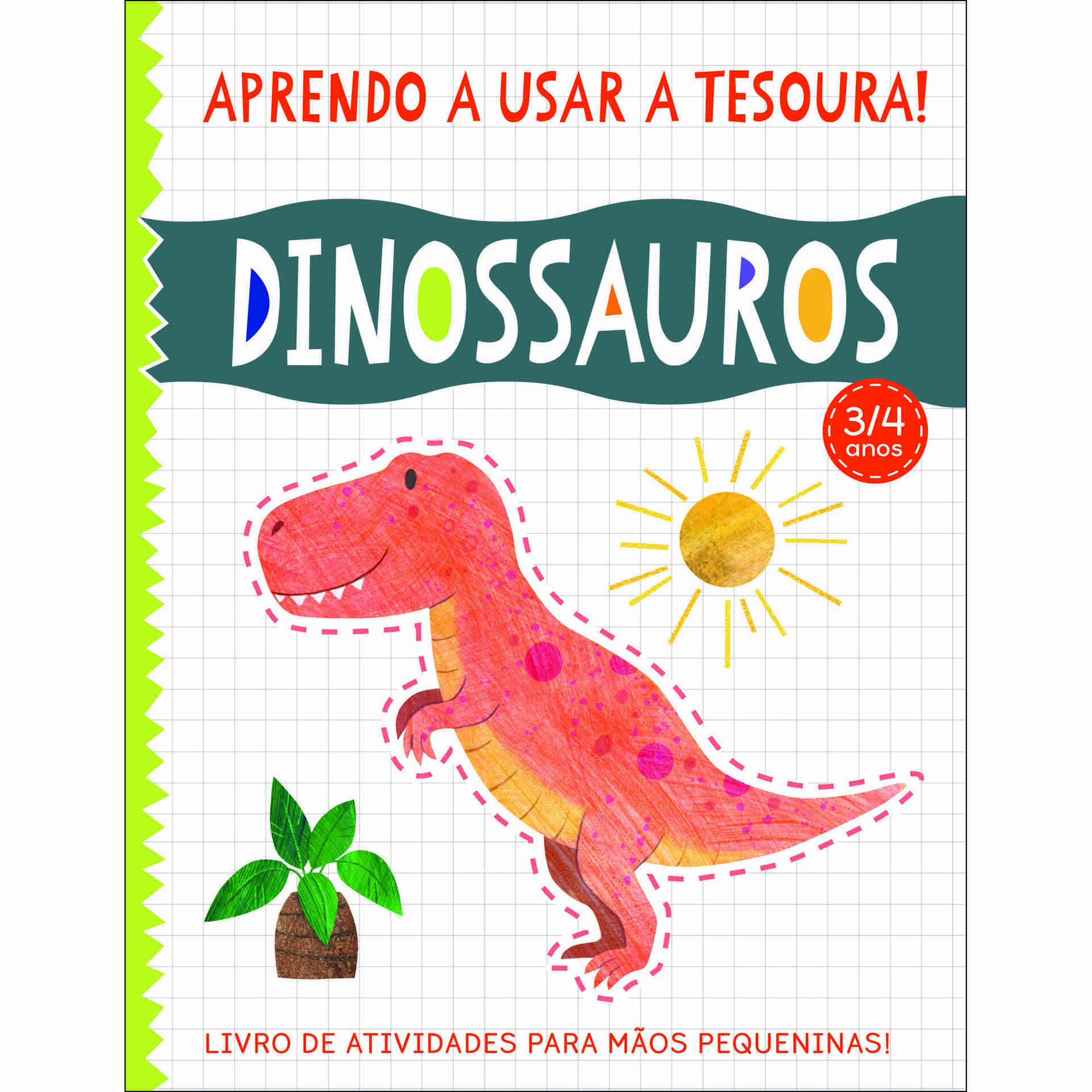 Aprendo a Usar a Tesoura! - Dinossauros Aprendo a Usar a Tesoura! - Dinossauros