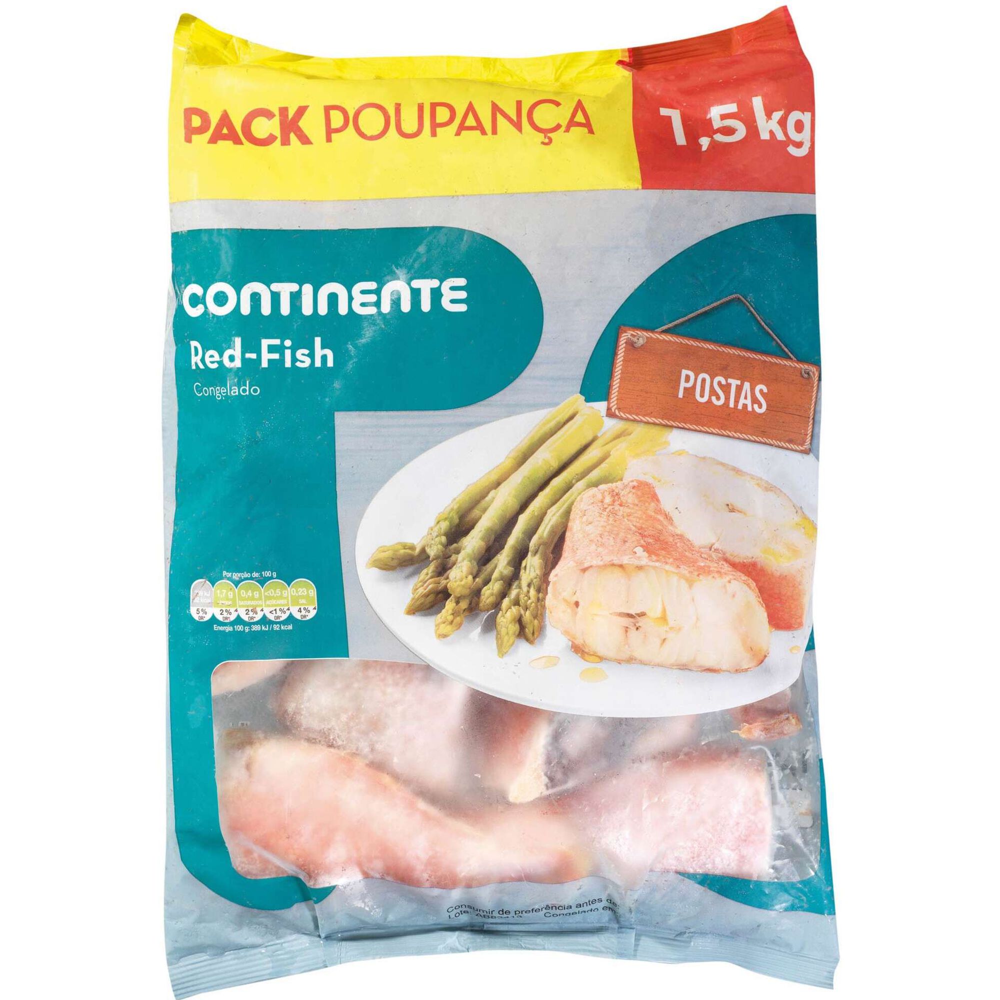 Posta de Red Fish Congelada Pack Poupança