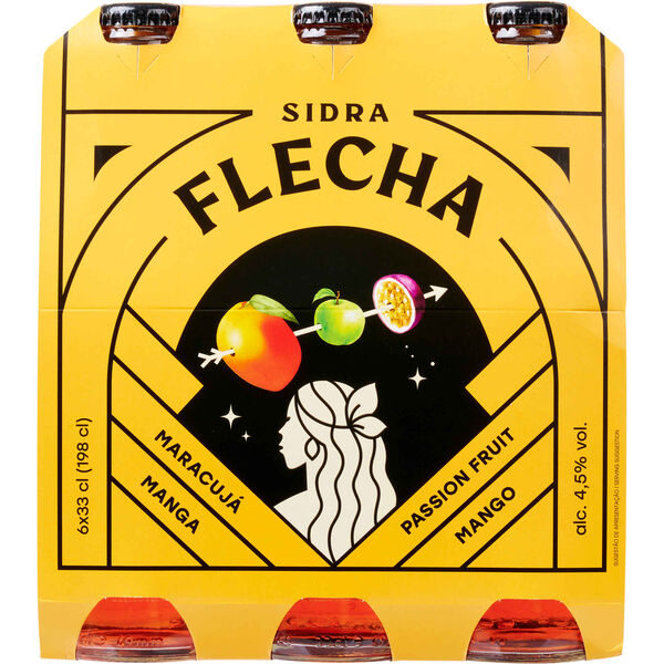 Sidra com Álcool Manga e Maracujá Flecha