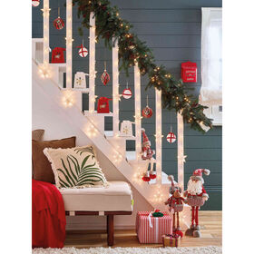 Ornamento Oval 10cm Tecido Xadrez Fun