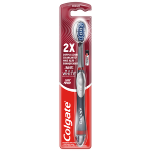 Escova de Dentes Pilhas 360 Floss Tip Média Colgate