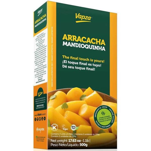 Mandioquinha Cozida no Vapor Vapza