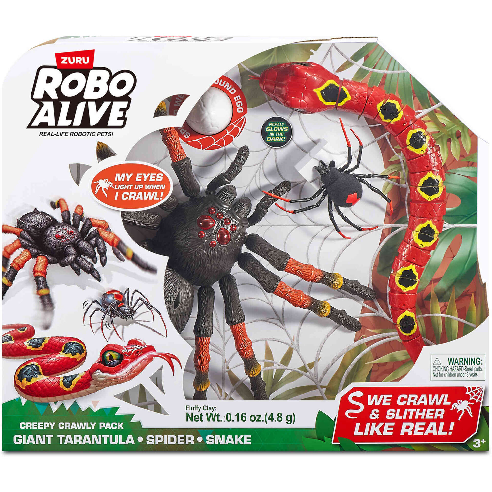 Conjunto de 3 Robôs Répteis