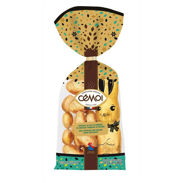 Mini Ovos e Coelho Chocolate de Leite Cemoi