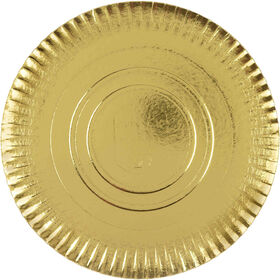 Pratos Bolos 32cm Dourados