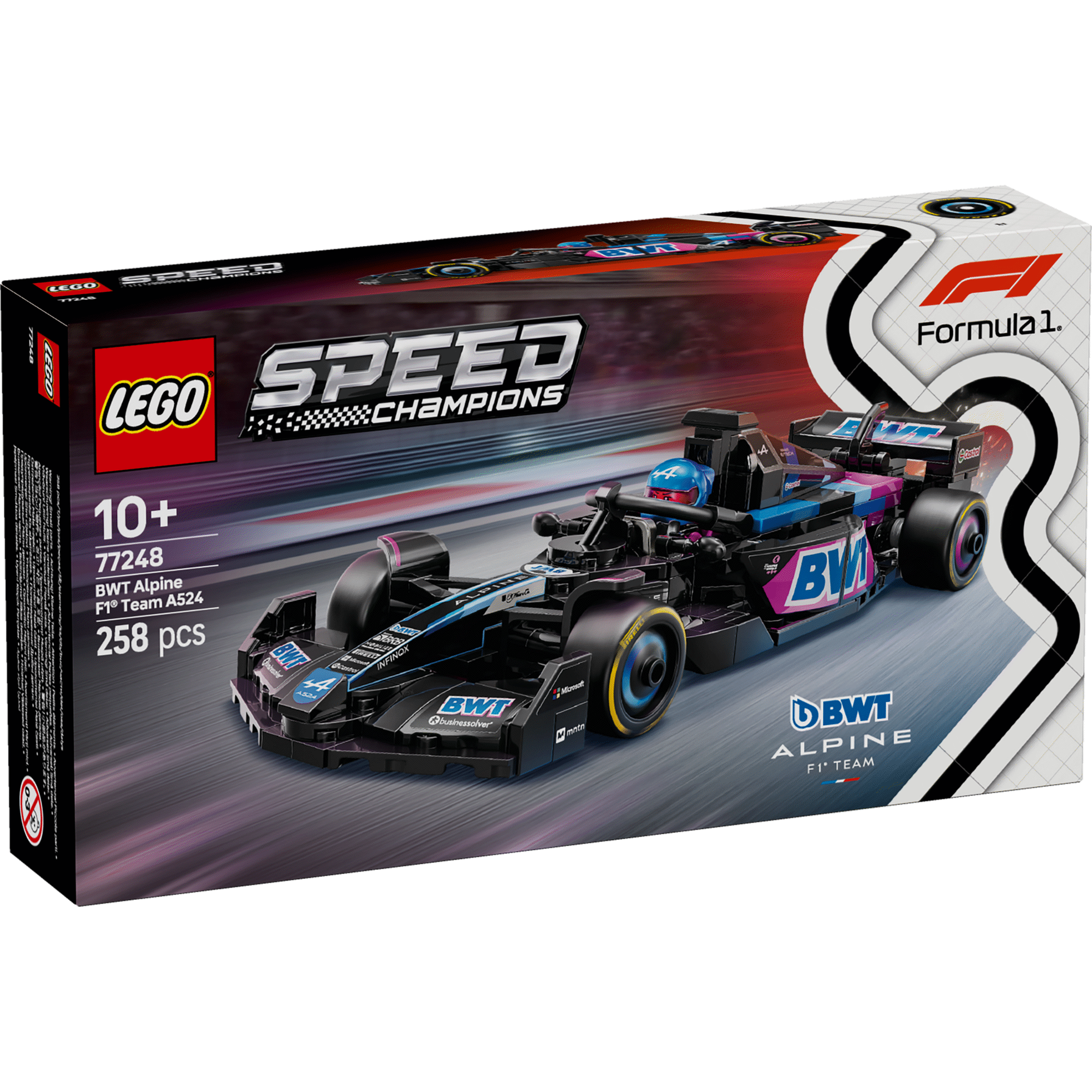 LEGO Speed Champions - Carro de Corrida BWT Alpine F1 Team A524 - 77248