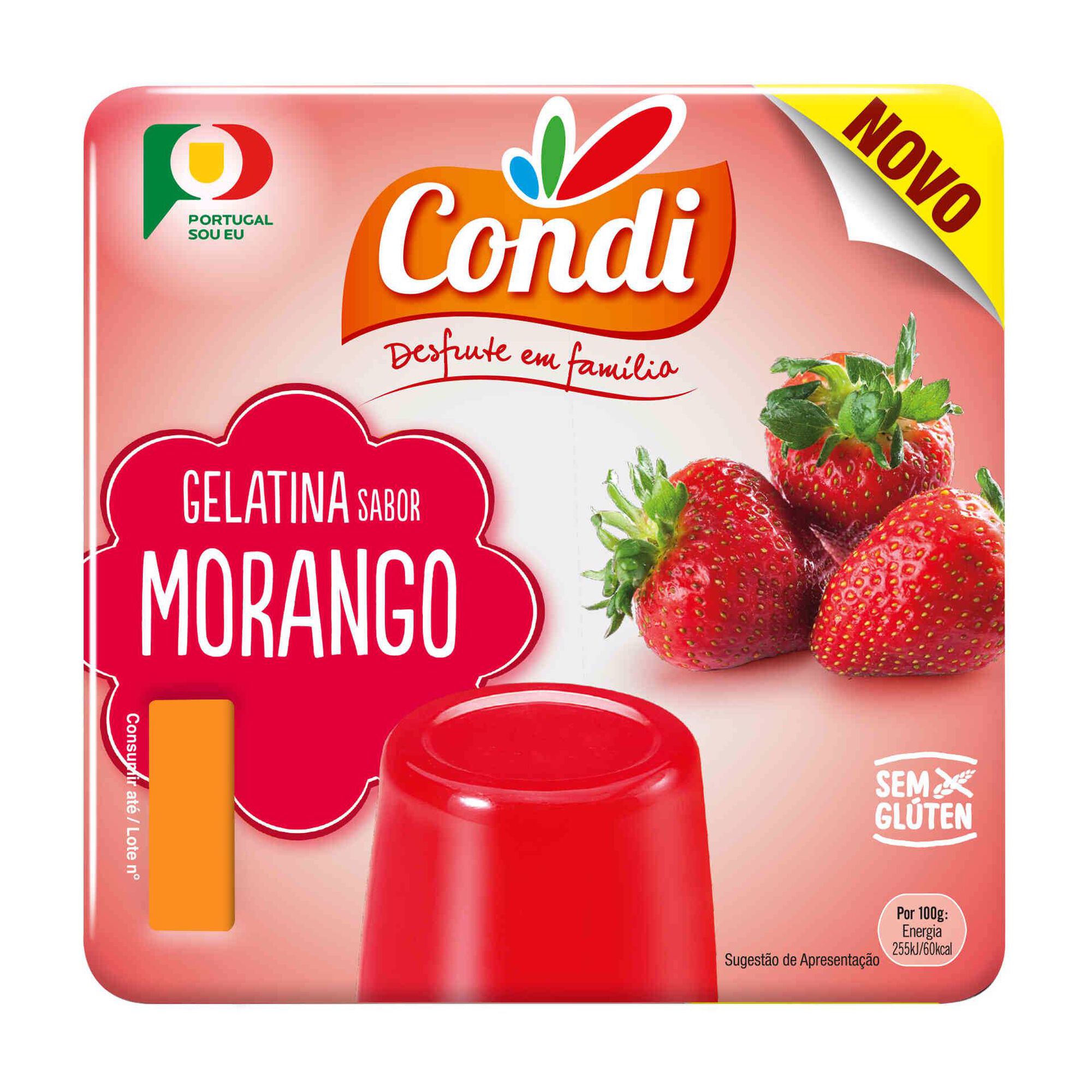 Gelatina Pronta Morango