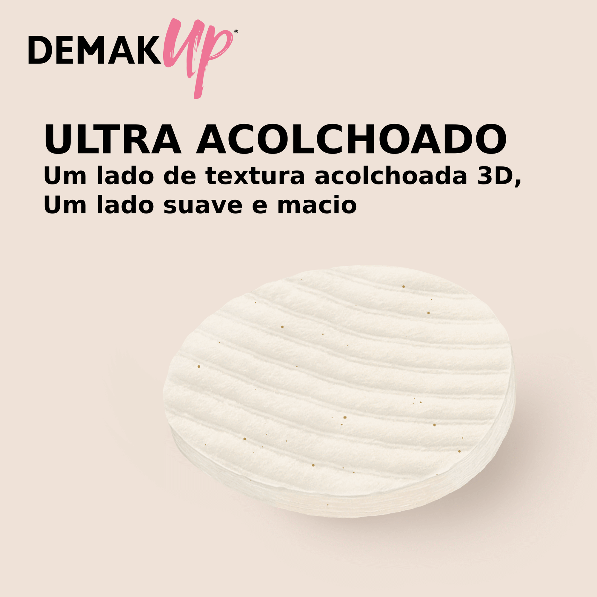 Discos de Algodão Desmaquilhantes Não Branqueados Cocoon Redondos