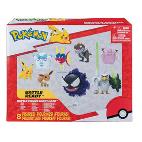 Pack 8 Figuras Pokémon Battle