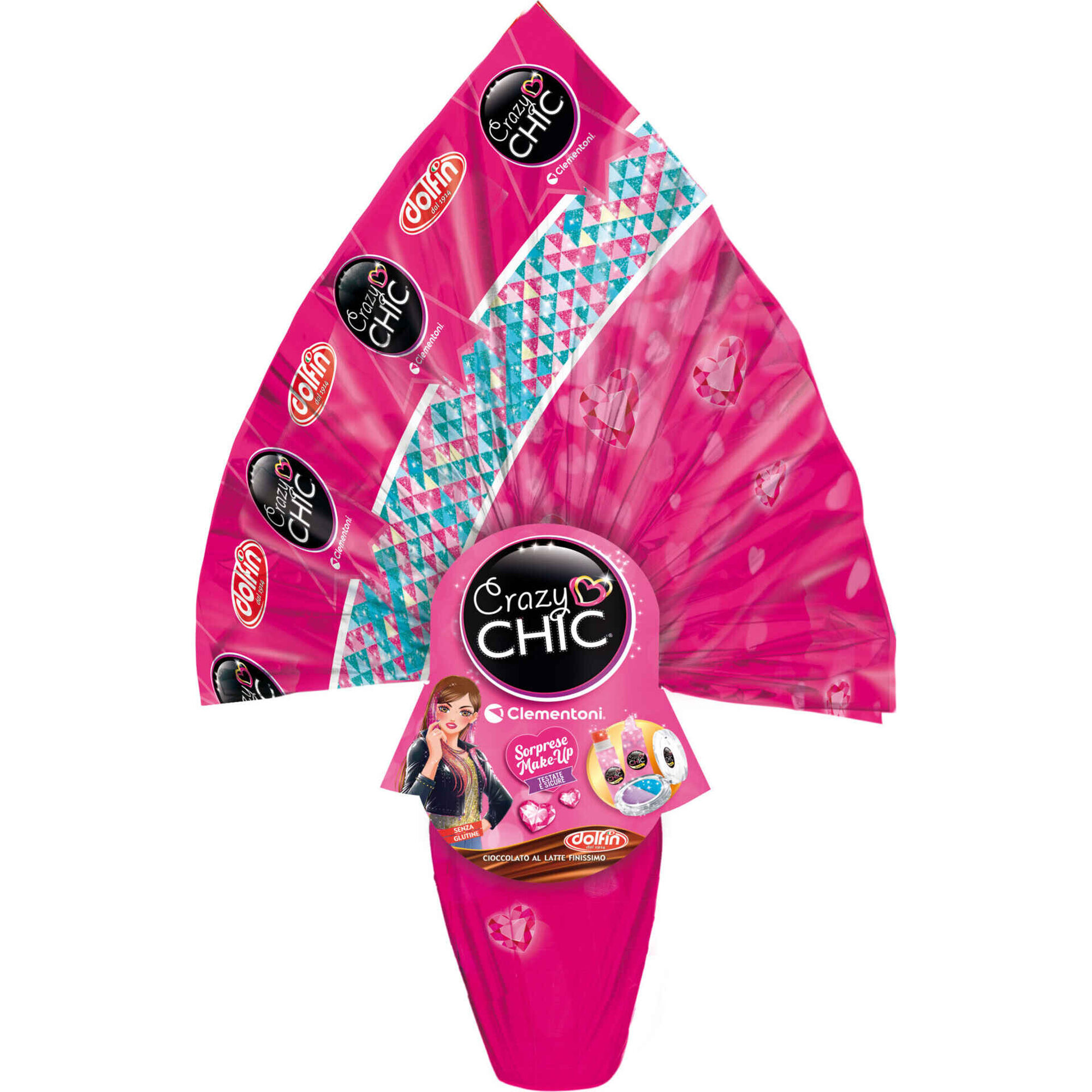 Ovo Chocolate de Leite Crazy Chic Dolfin