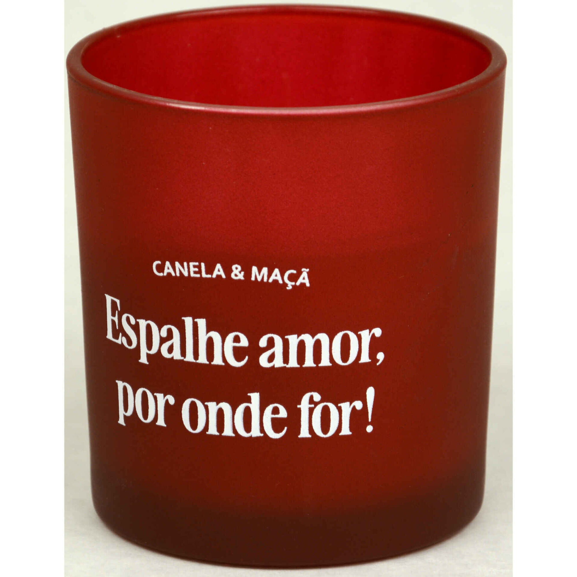 Vela em Copo Canela e Maça 370g