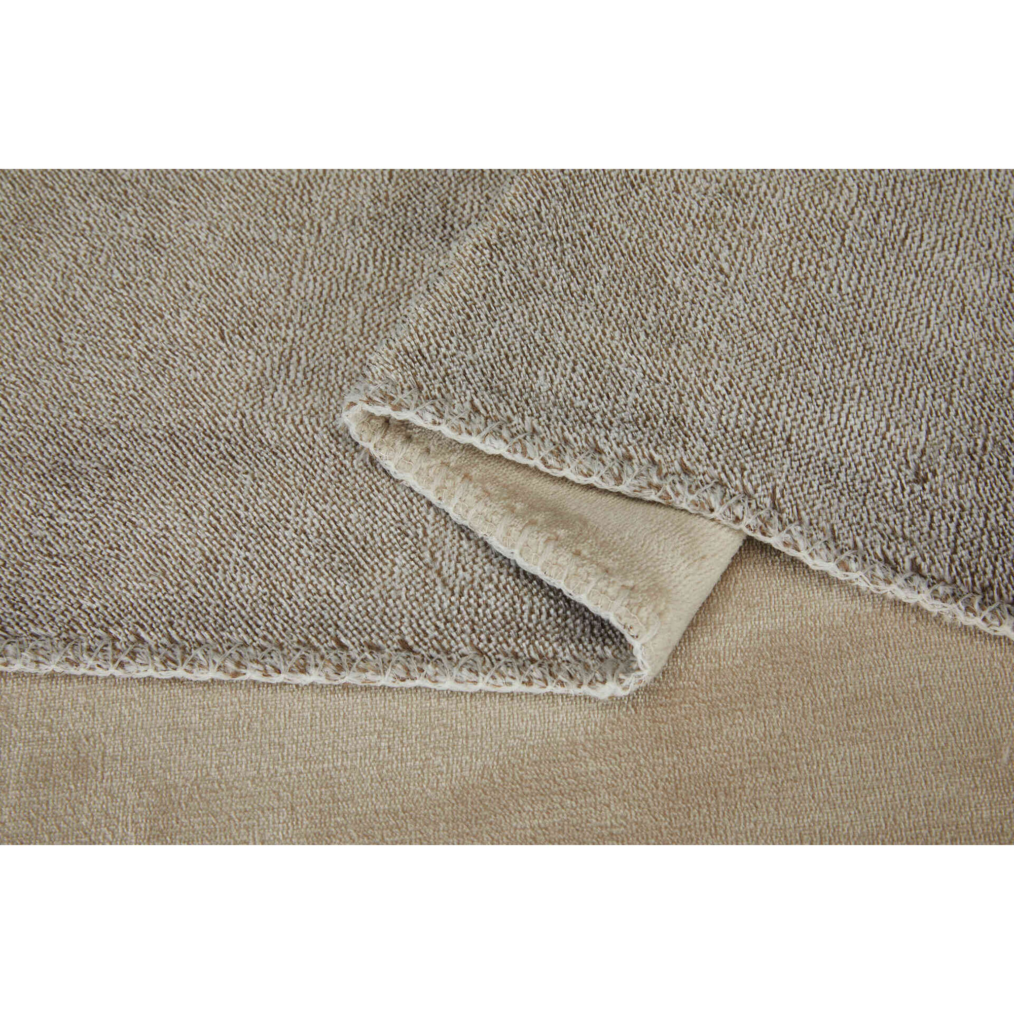 Manta Flanela 130x160cm Taupe