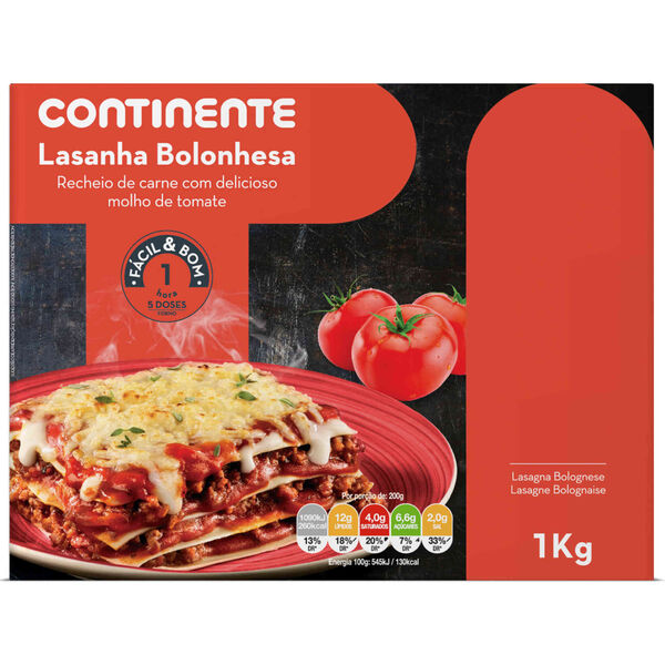 Lasanha Bolonhesa Continente