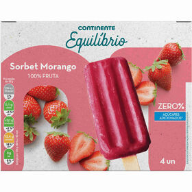 Gelado Morango 100% Fruta