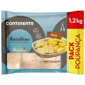 Postas de Bacalhau MSC Demolhado Ultracongelado Pack Poupança