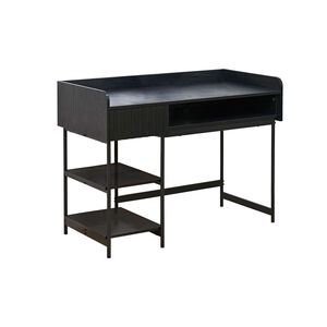 Secretária 110x55x83,5cm Preta Story Kasa by Home Story