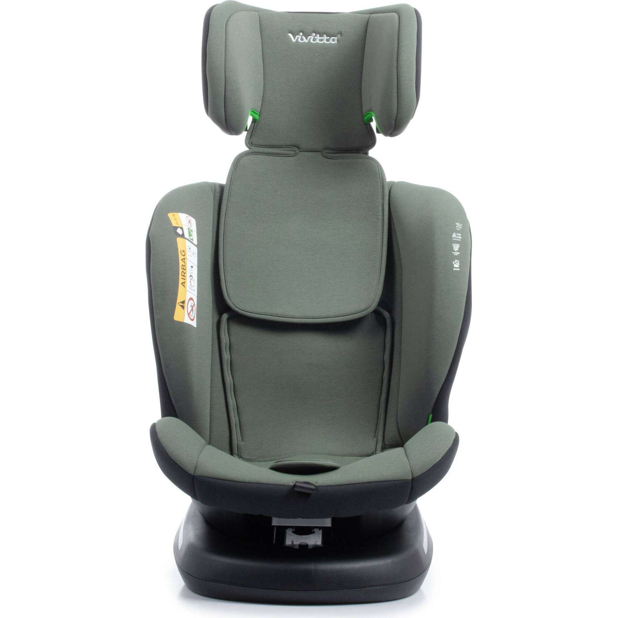 Cadeira Auto I-Size 40-150cm Sanna Ibelt Verde Vivitta