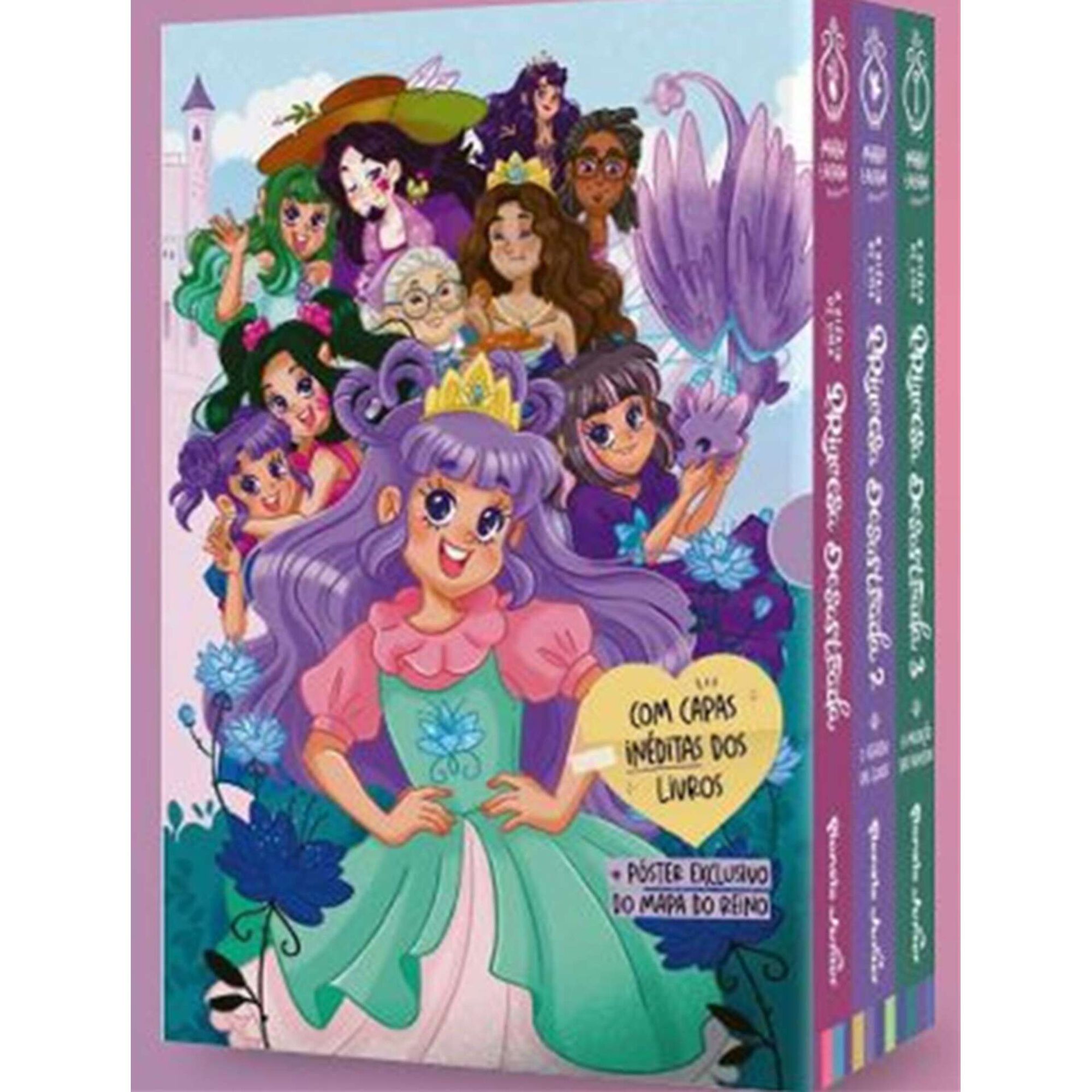 Princesa Desastrada (Volumes 1, 2, 3  + P&oacute;ster) de Maidy Lacerda