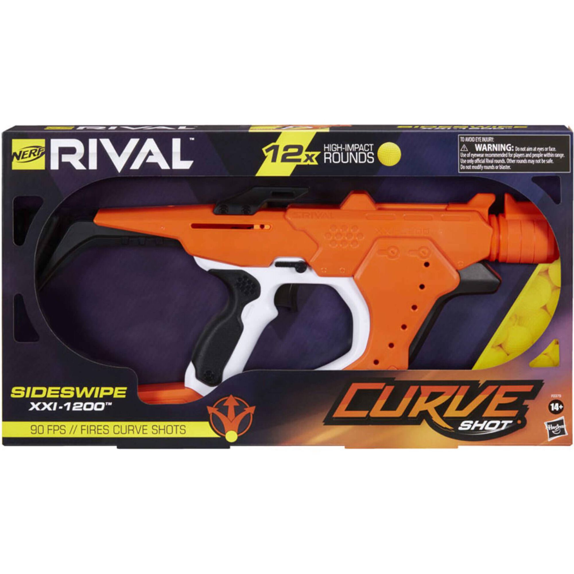 Lançador Nerf Rival Sidesw Xxi-1200
