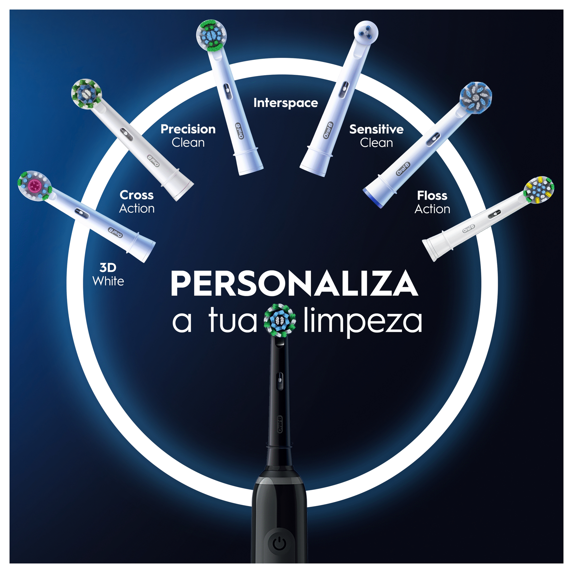 Escova de Dentes Elétrica Pro 3 3500 Preto