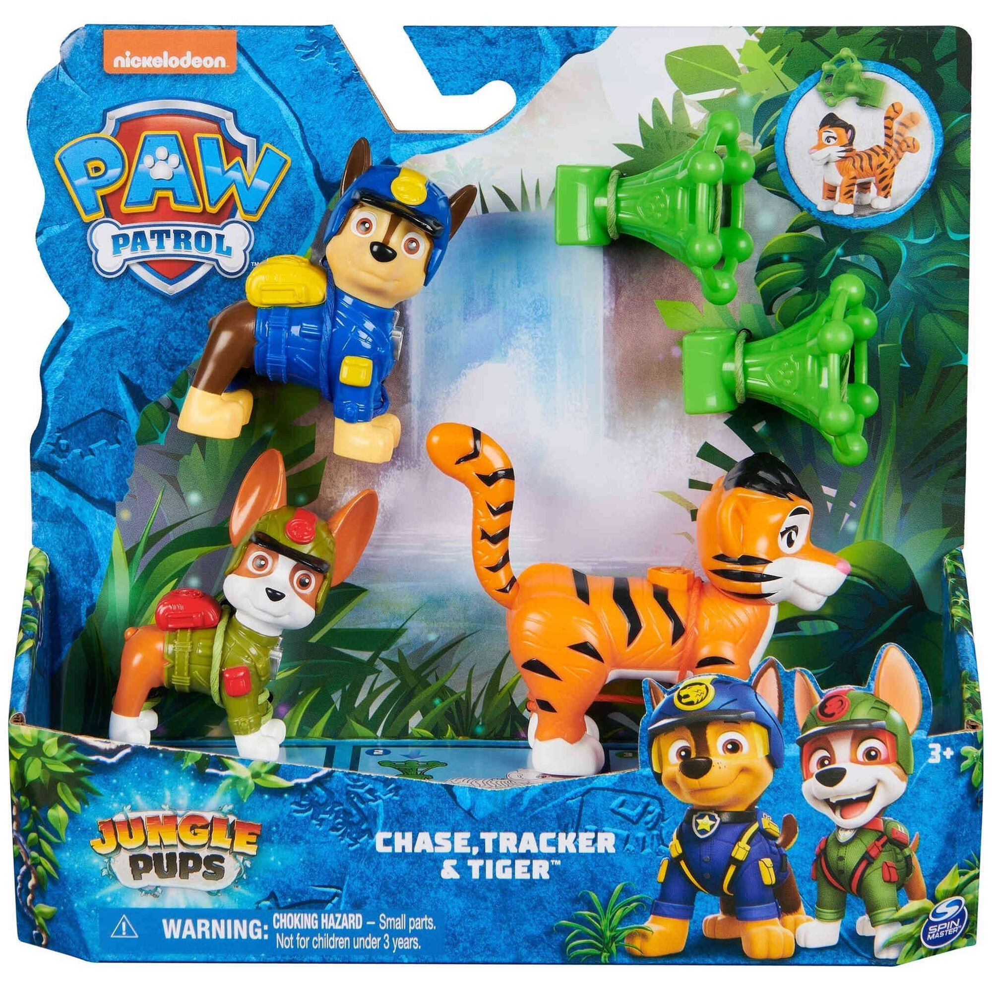 Figuras Heróis da Selva - Chase, Tracker & Tiger
