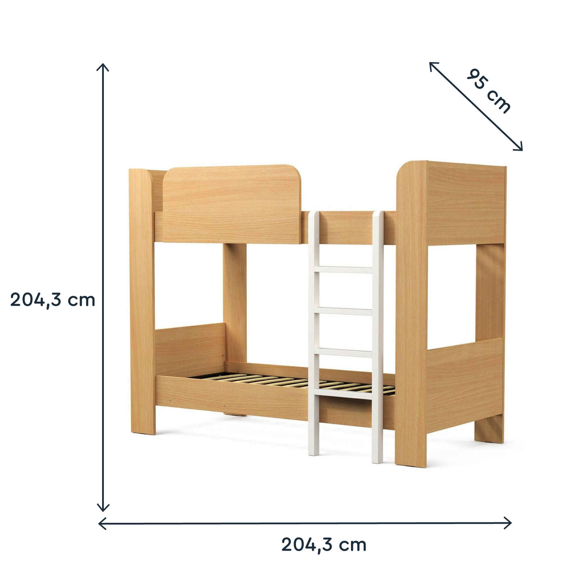 Beliche com Estrados 80x195cm Natural Play Beliche com Estrados 80x195cm Natural Play