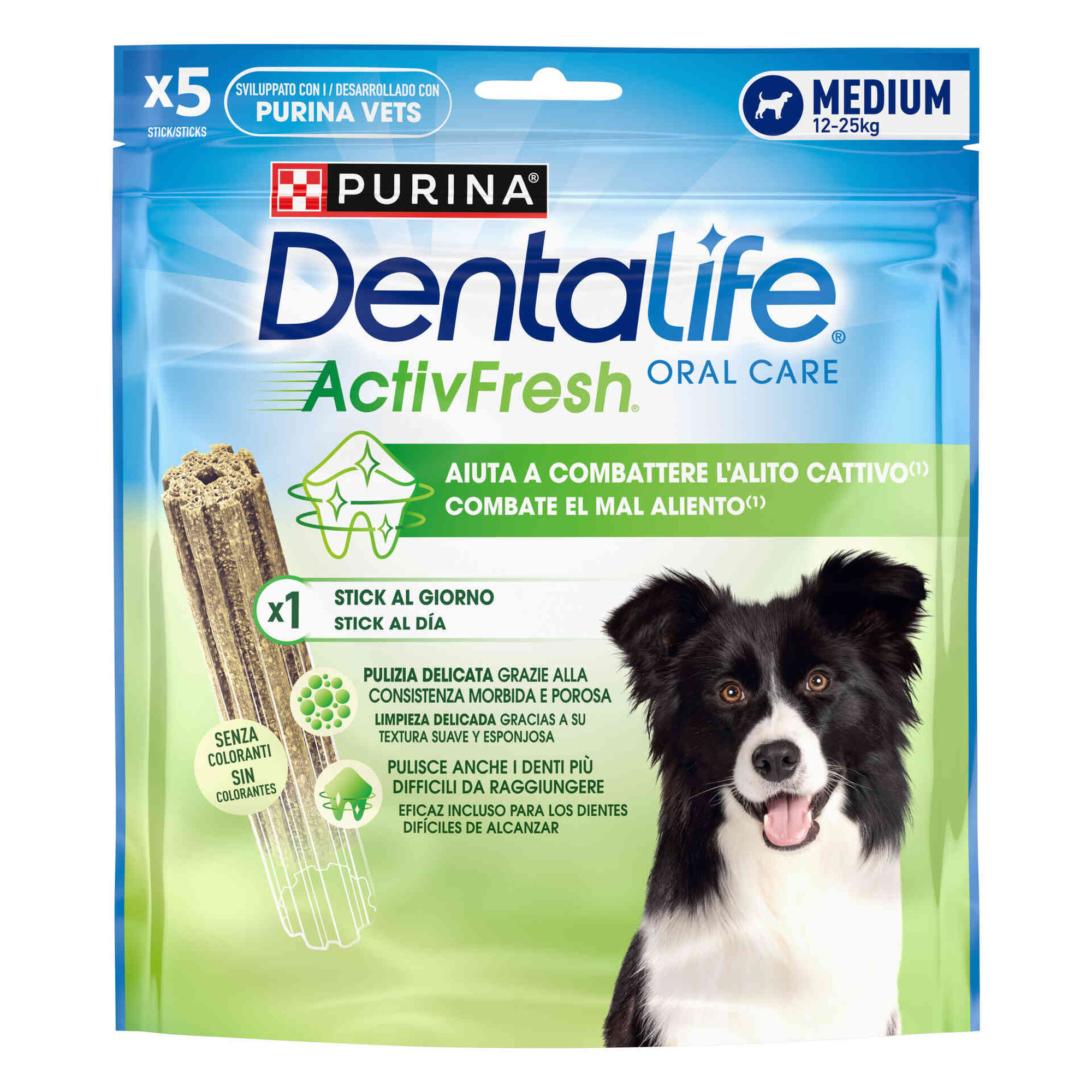 Snack para C&atilde;o M&eacute;dio Activefresh Purina Dentalife