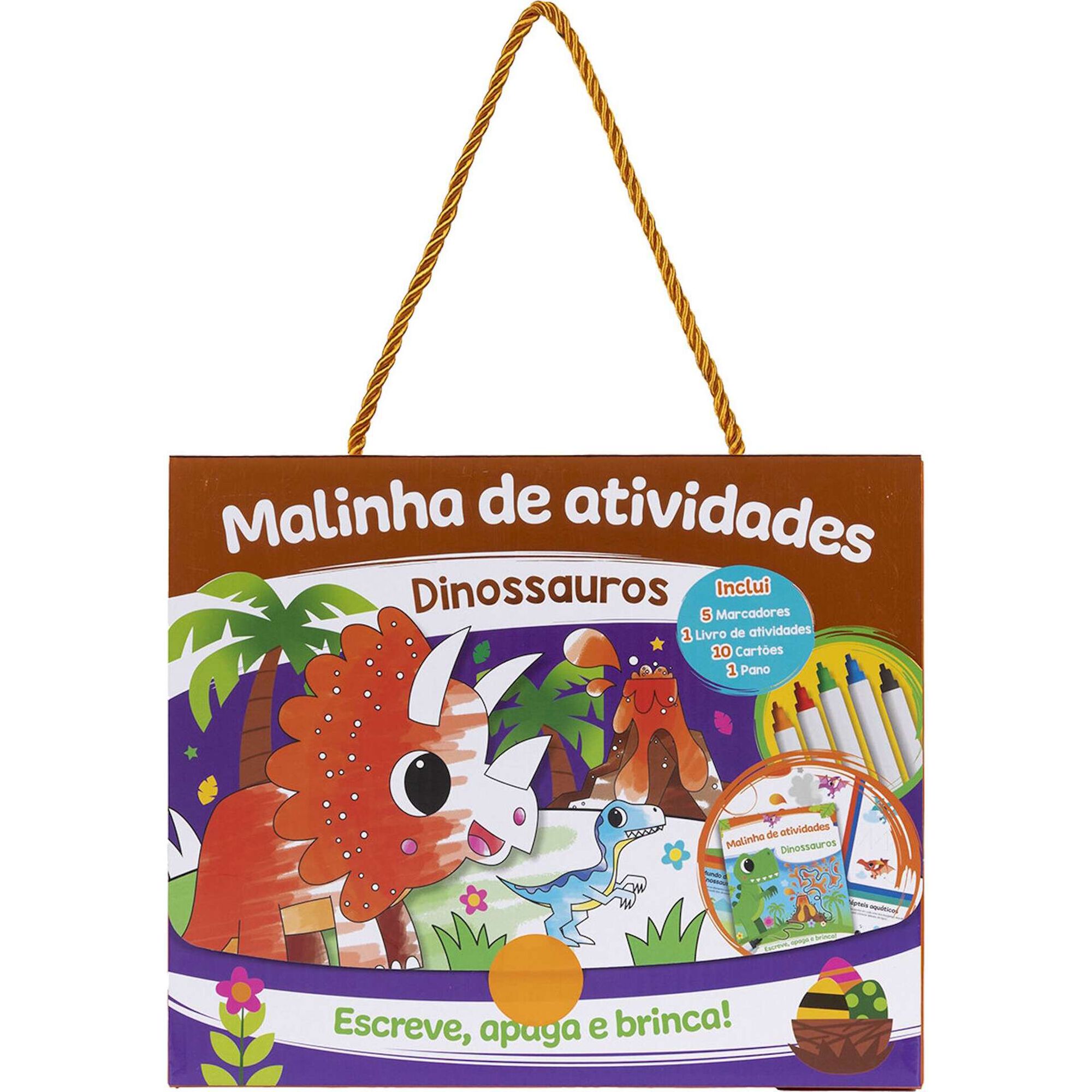 Malinha de atividades - Dinossauros
