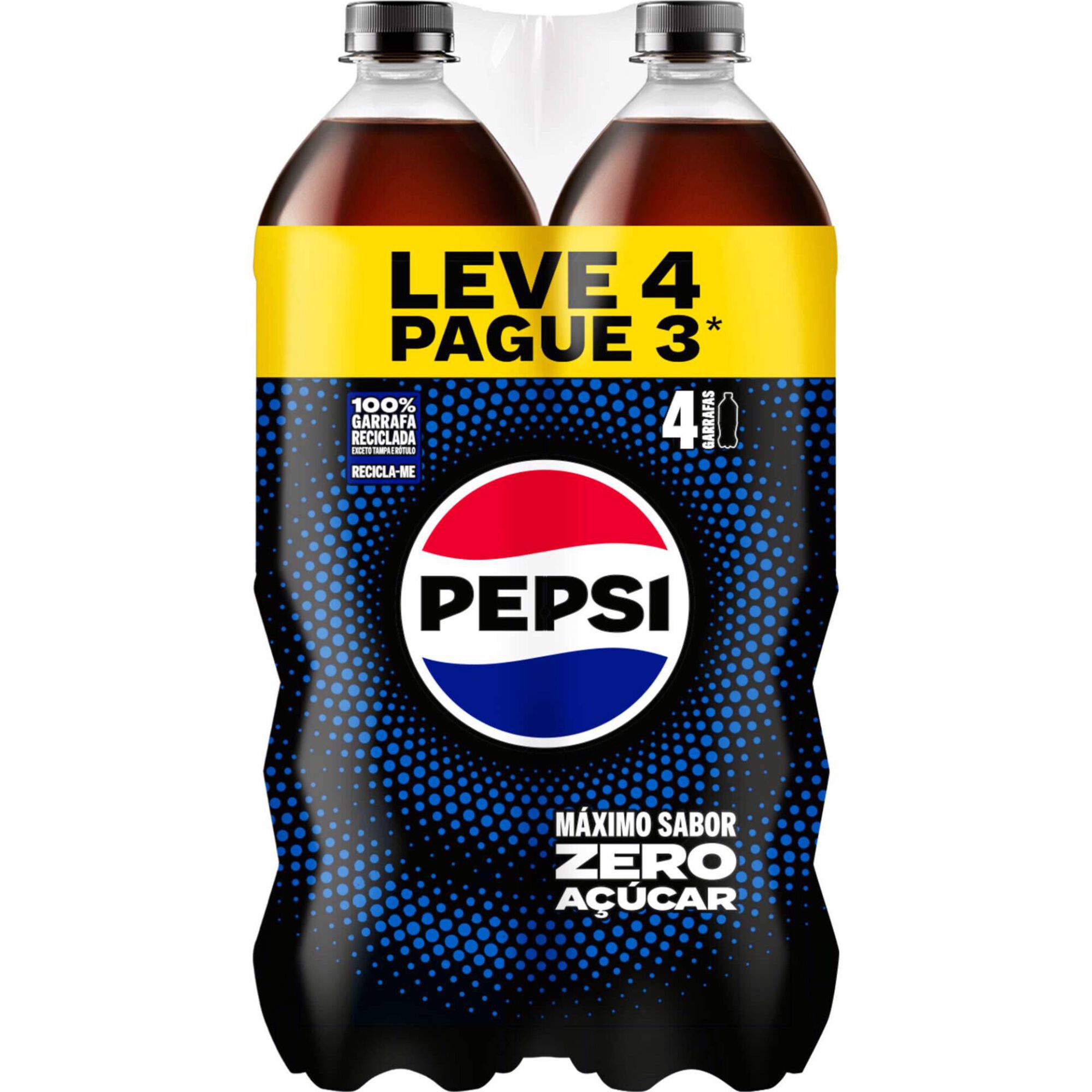 Refrigerante com G&aacute;s Cola Zero Pepsi