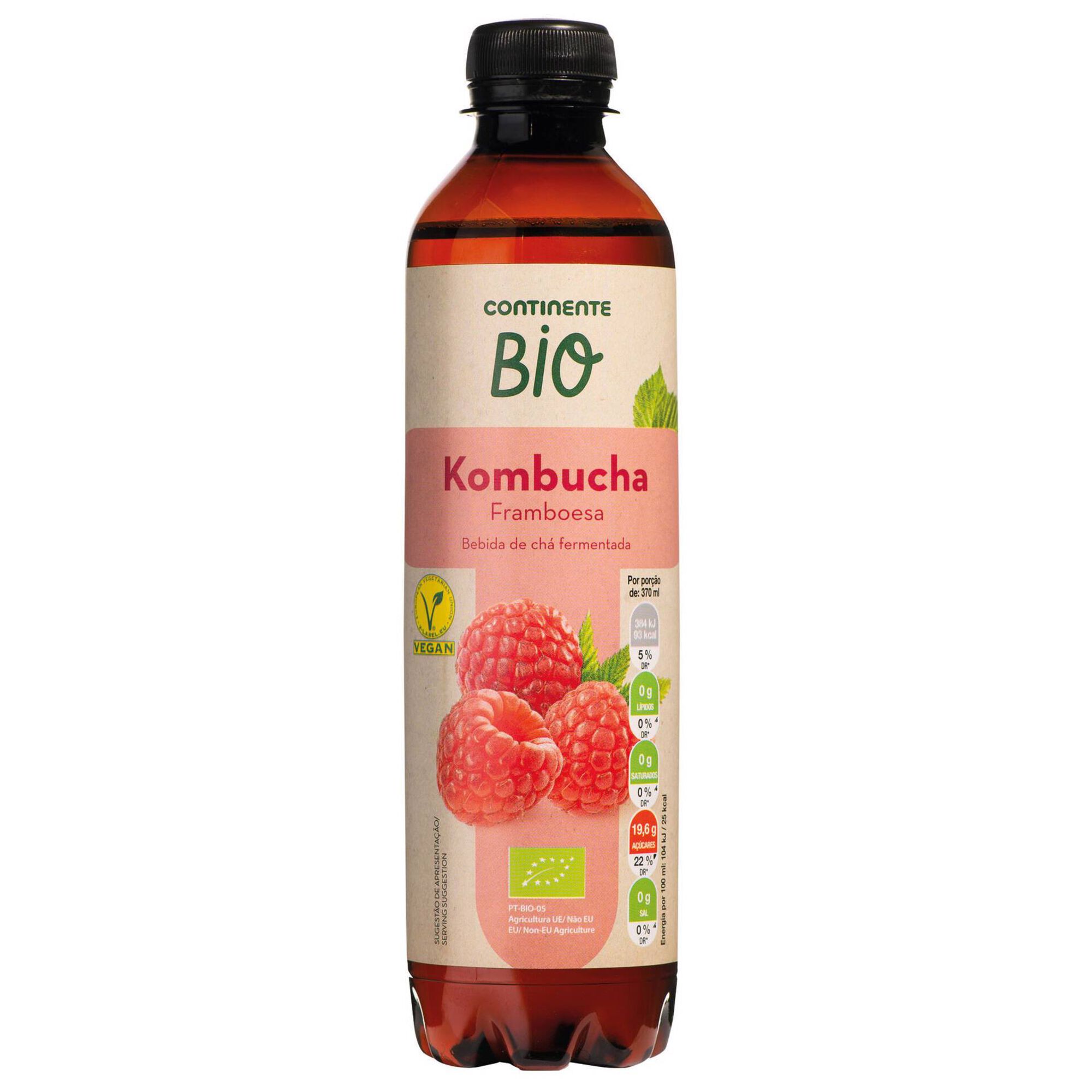 Bebida Kombucha Framboesa