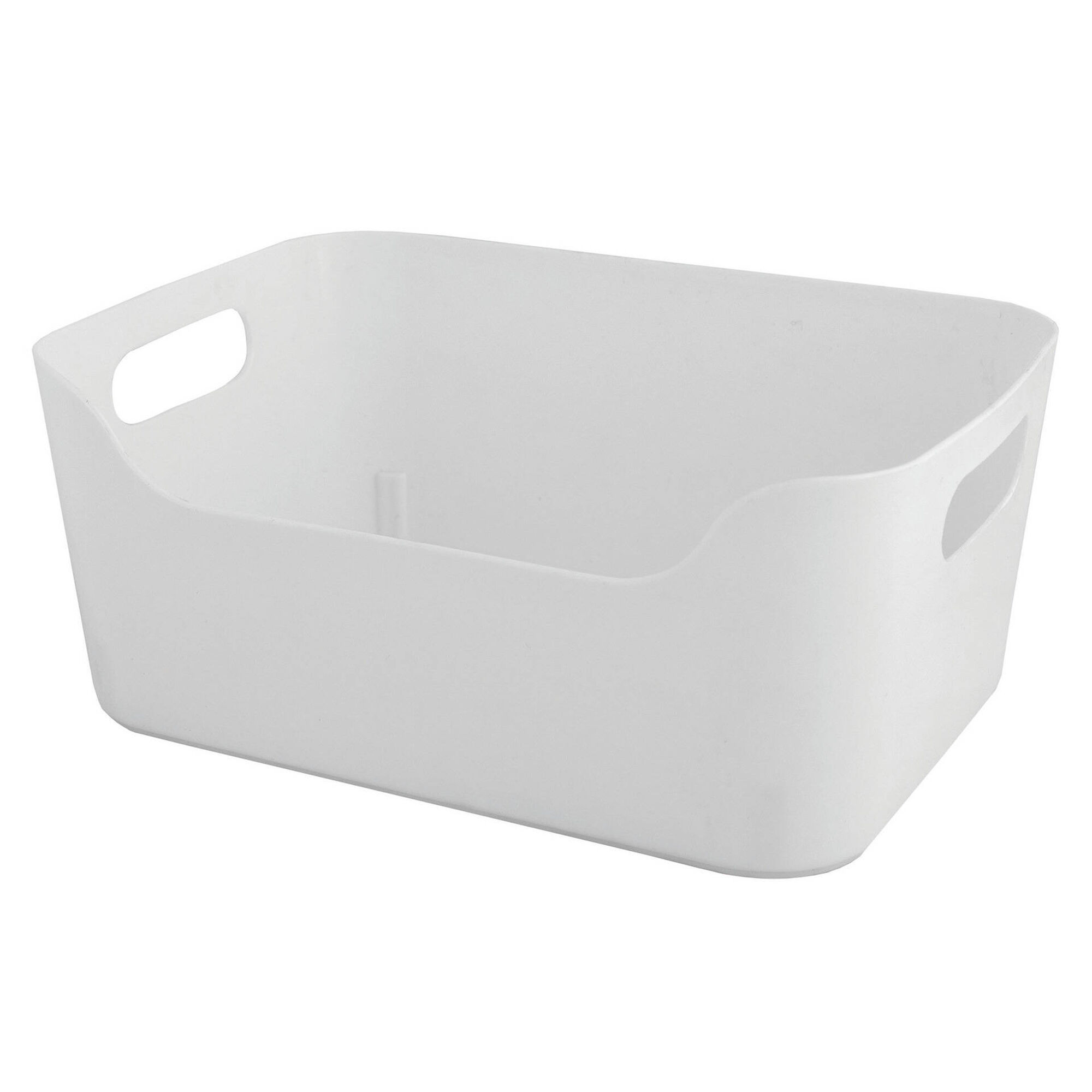 Cesto Arrumação Plástico 4,3L Branco