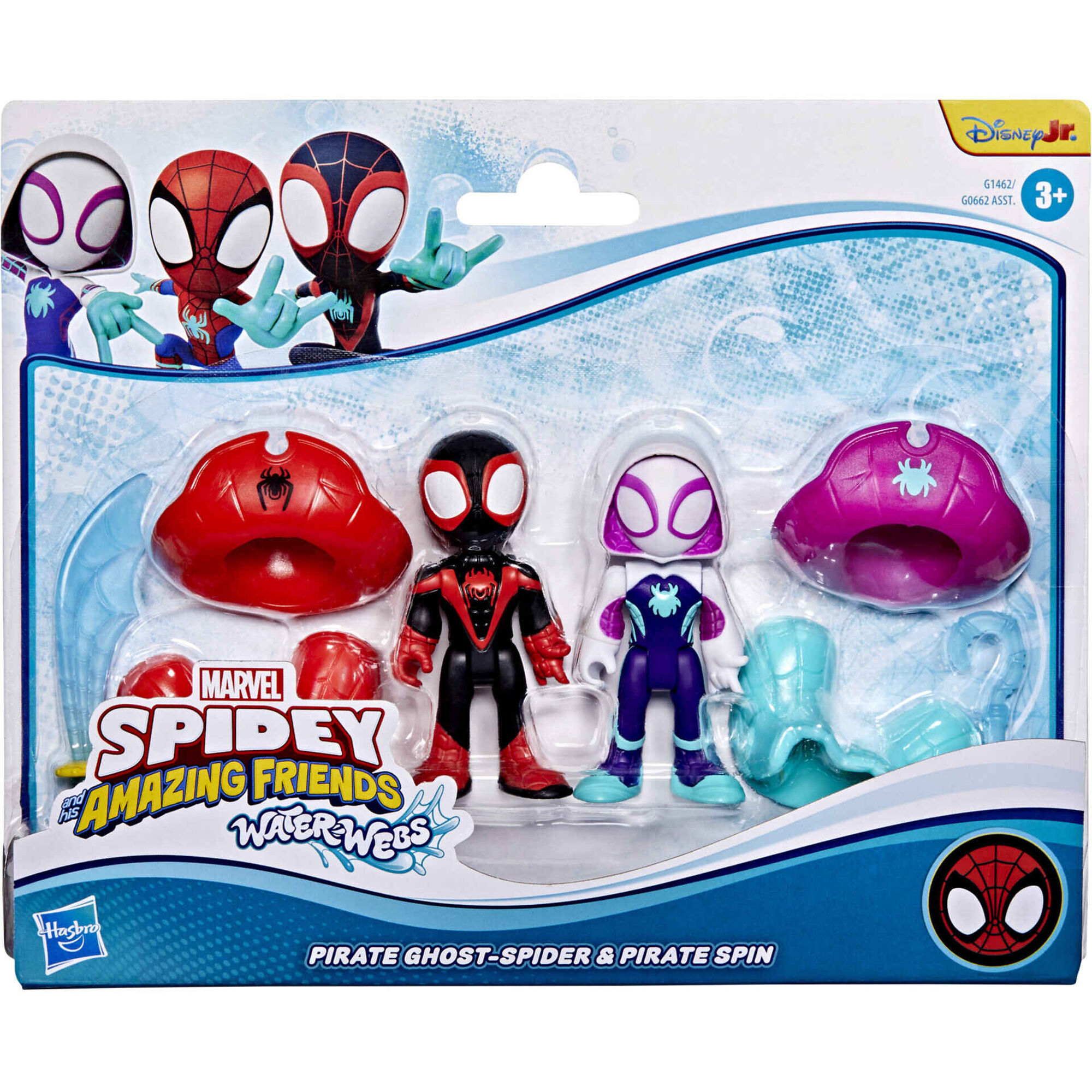 Marvel - Pack 2 Figuras Spidey Water Webs e Acess&oacute;rios (v&aacute;rios modelos)