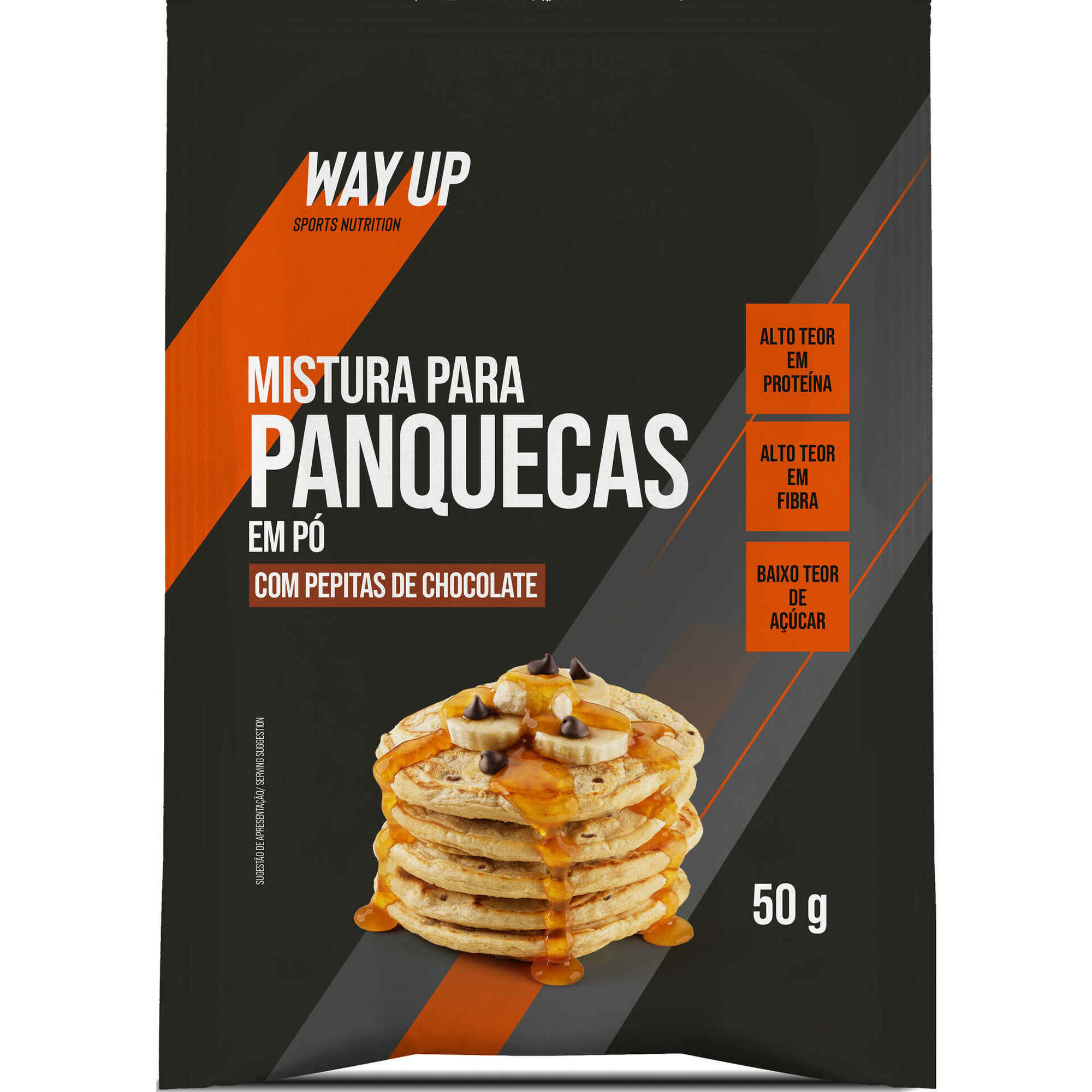 Mistura para Panquecas com Pepitas de Chocolate em Pó