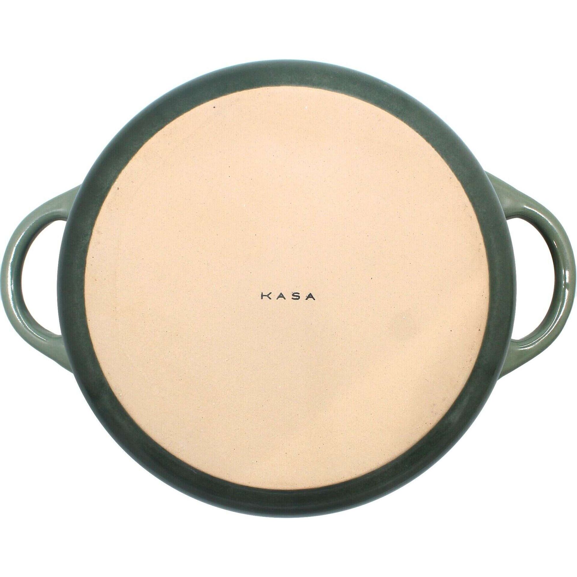 Mini Ca&ccedil;arola para Forno Gr&eacute;s 700ml Verde