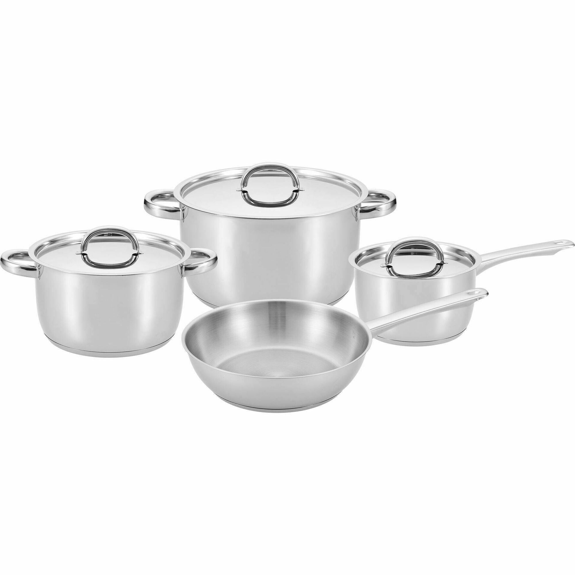 Trem Cozinha 4 Peças Aço Inoxidável Daily Chef