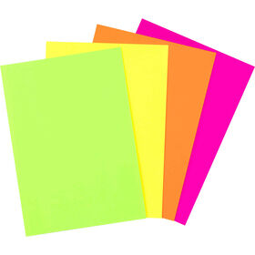 Conjunto 10 Cartolinas A4 Fluorescentes Note!